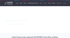 Desktop Screenshot of craftedcocktails.com